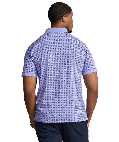 Men's Big & Tall Soft Cotton Polo Shirt Blue $48.60 Polo Shirts