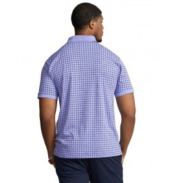 Men's Big & Tall Soft Cotton Polo Shirt Blue $48.60 Polo Shirts