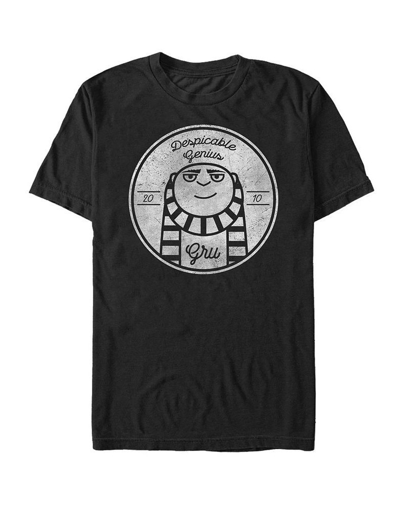 Minions Men's Despicable Genius Short Sleeve T-Shirt Black $18.54 T-Shirts