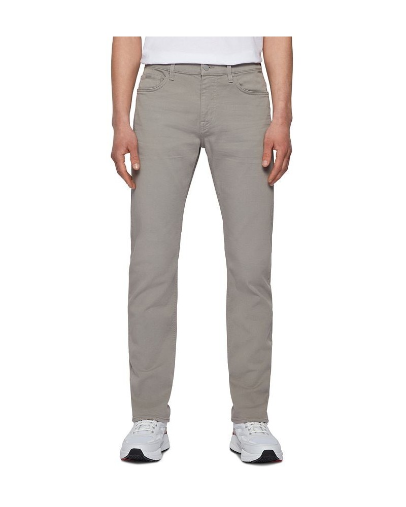 BOSS Men's Slim-Fit Jeans Silver $46.40 Jeans