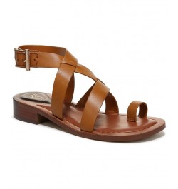 Ina Ankle Strap Sandals Tan/Beige $52.00 Shoes