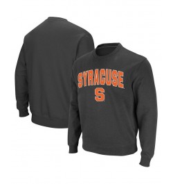 Men's Charcoal Syracuse Orange Arch & Logo Crew Neck Sweatshirt $35.99 Sweatshirt