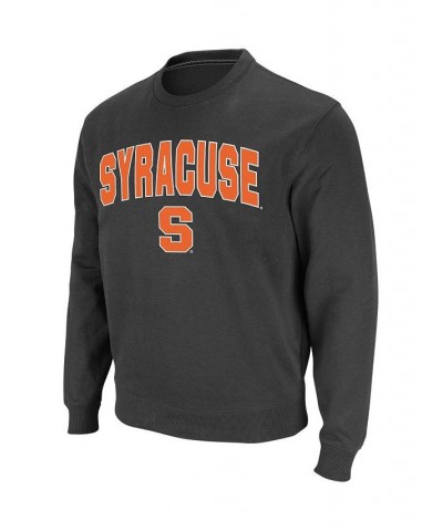 Men's Charcoal Syracuse Orange Arch & Logo Crew Neck Sweatshirt $35.99 Sweatshirt