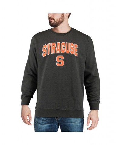 Men's Charcoal Syracuse Orange Arch & Logo Crew Neck Sweatshirt $35.99 Sweatshirt