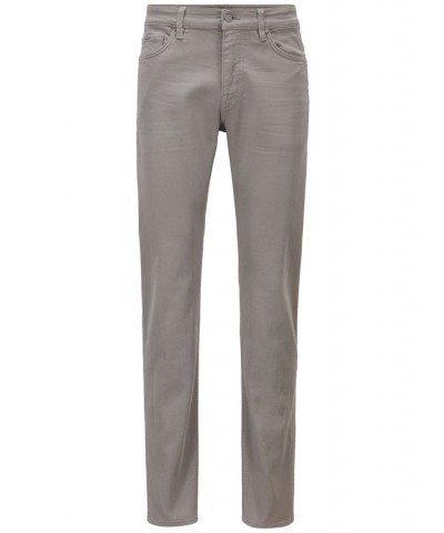 BOSS Men's Slim-Fit Jeans Silver $46.40 Jeans