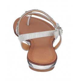 Women's Sky Flat Sandals Gray $31.50 Shoes