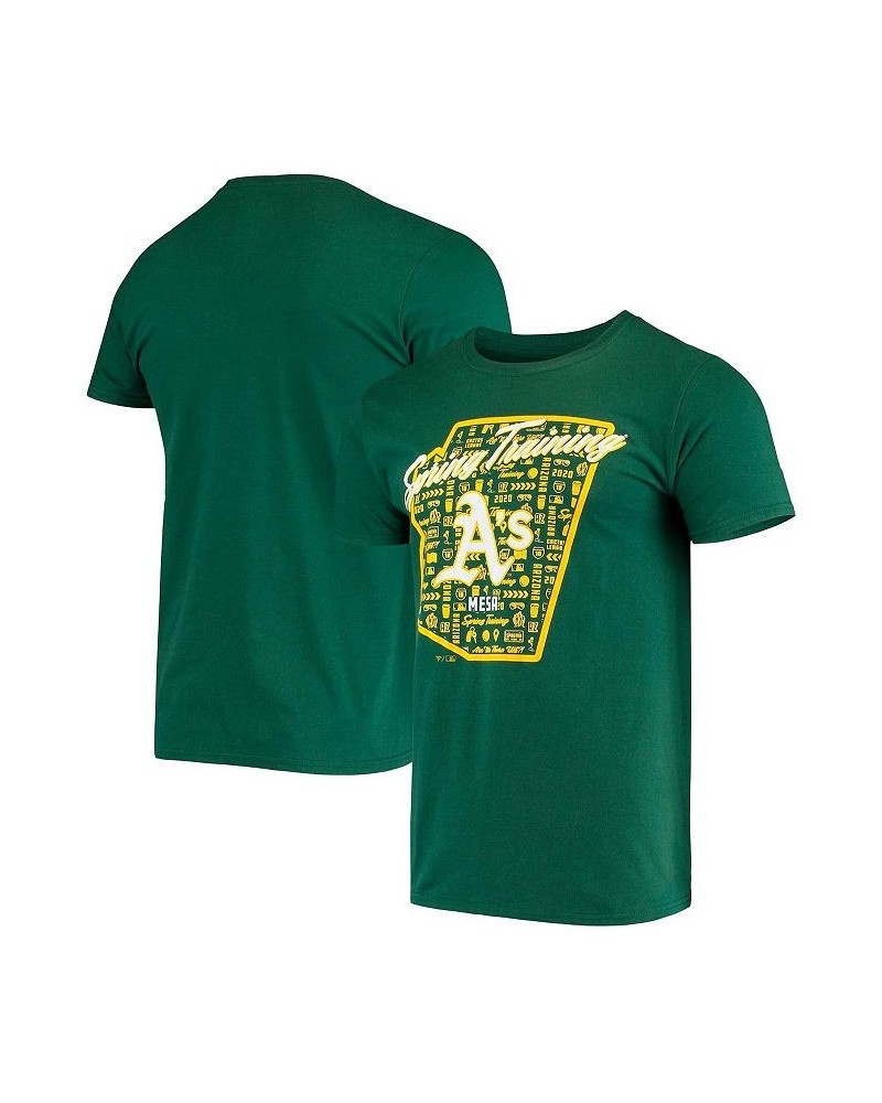 Men's Branded Green Oakland Athletics Spring Training Southpaw T-shirt $20.39 T-Shirts