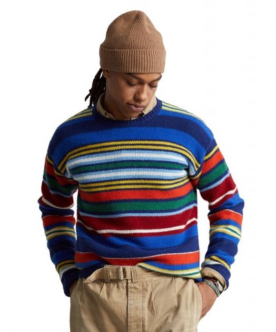 Men's Striped Wool Sweater Multi $43.90 Sweaters