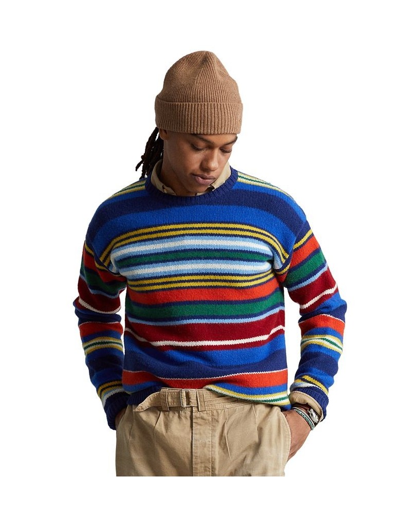 Men's Striped Wool Sweater Multi $43.90 Sweaters