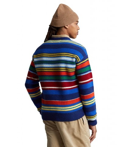 Men's Striped Wool Sweater Multi $43.90 Sweaters