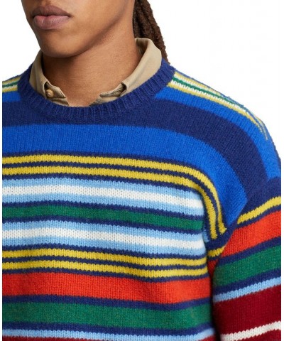 Men's Striped Wool Sweater Multi $43.90 Sweaters