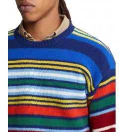 Men's Striped Wool Sweater Multi $43.90 Sweaters