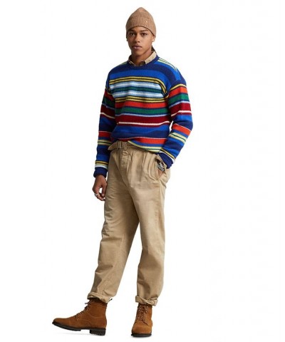 Men's Striped Wool Sweater Multi $43.90 Sweaters