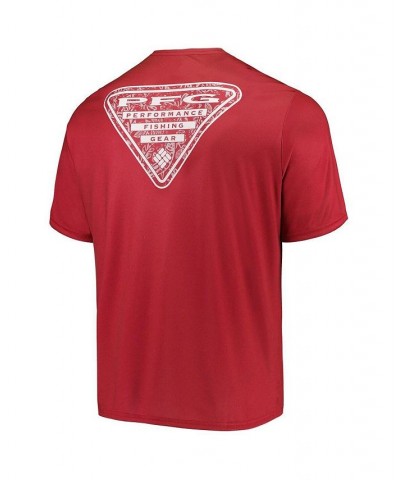 Men's Scarlet Nebraska Huskers Terminal Tackle Omni-Shade T-shirt $24.00 T-Shirts