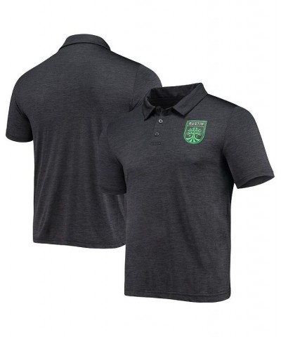 Men's Branded Black Austin FC Poly Polo Shirt $23.50 Polo Shirts