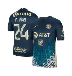 Men's Federico Vinas Navy Club America 2021/22 Away Breathe Stadium Replica Player Jersey $54.60 Jersey