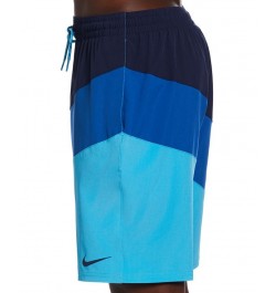 Men's Color Surge Colorblocked 9" Swim Trunks Blue $26.20 Swimsuits