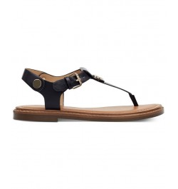 Women's Bennia Thong Sandals Black 1 $34.50 Shoes