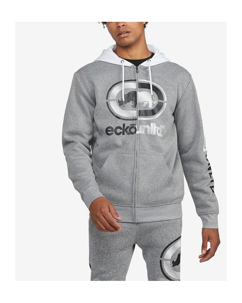 Men's Split It Up Hoodie Gray $30.60 Sweatshirt