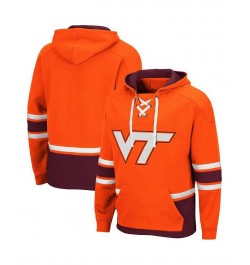 Men's Orange Virginia Tech Hokies Lace Up 3.0 Pullover Hoodie $38.99 Sweatshirt