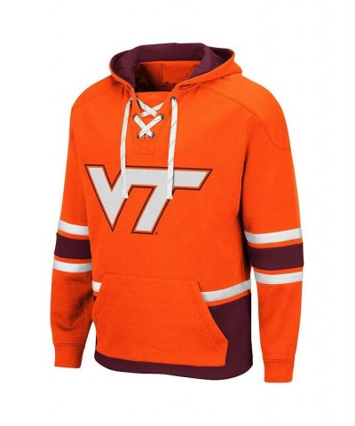 Men's Orange Virginia Tech Hokies Lace Up 3.0 Pullover Hoodie $38.99 Sweatshirt