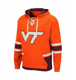 Men's Orange Virginia Tech Hokies Lace Up 3.0 Pullover Hoodie $38.99 Sweatshirt