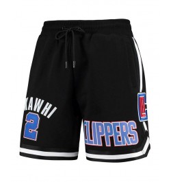 Men's Kawhi Leonard Black LA Clippers Player Shorts $50.40 Shorts