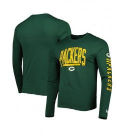 Men's Green Green Bay Packers Combine Authentic Home Stadium Long Sleeve T-shirt $17.64 T-Shirts