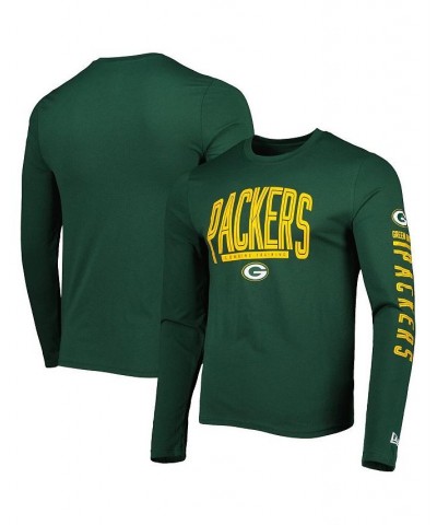 Men's Green Green Bay Packers Combine Authentic Home Stadium Long Sleeve T-shirt $17.64 T-Shirts