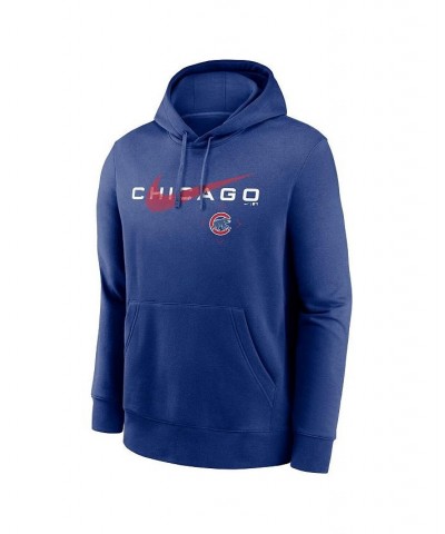 Men's Royal Chicago Cubs Swoosh NeighborHOOD Pullover Hoodie $46.74 Sweatshirt