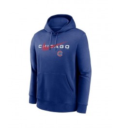 Men's Royal Chicago Cubs Swoosh NeighborHOOD Pullover Hoodie $46.74 Sweatshirt