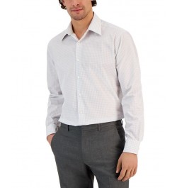 Men's Regular Fit Check Dress Shirt Gray $12.74 Dress Shirts