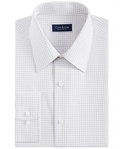 Men's Regular Fit Check Dress Shirt Gray $12.74 Dress Shirts