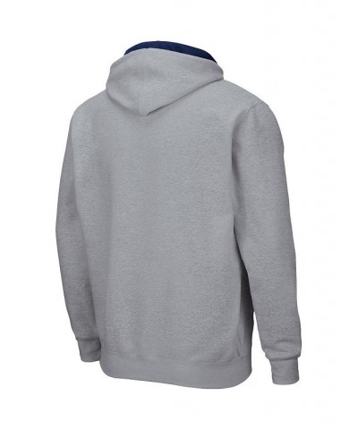 Men's Heathered Gray Auburn Tigers Arch and Logo 3.0 Full-Zip Hoodie $29.40 Sweatshirt