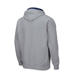 Men's Heathered Gray Auburn Tigers Arch and Logo 3.0 Full-Zip Hoodie $29.40 Sweatshirt