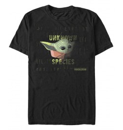 Star Wars The Mandalorian The Child Unknown Species Short Sleeve Men's T-shirt Black $16.10 T-Shirts