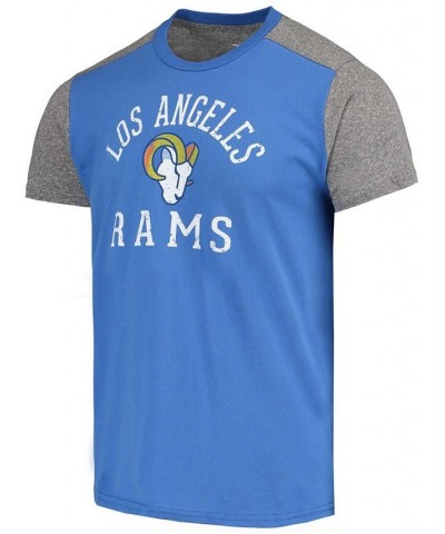 Men's Royal, Gray Los Angeles Rams Field Goal Slub T-shirt $29.69 T-Shirts