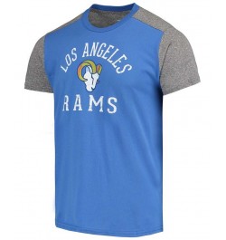 Men's Royal, Gray Los Angeles Rams Field Goal Slub T-shirt $29.69 T-Shirts