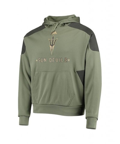 Men's Olive Arizona State Sun Devils Military-Inspired Appreciation Salute To Service AEROREADY Pullover Hoodie $37.79 Sweats...