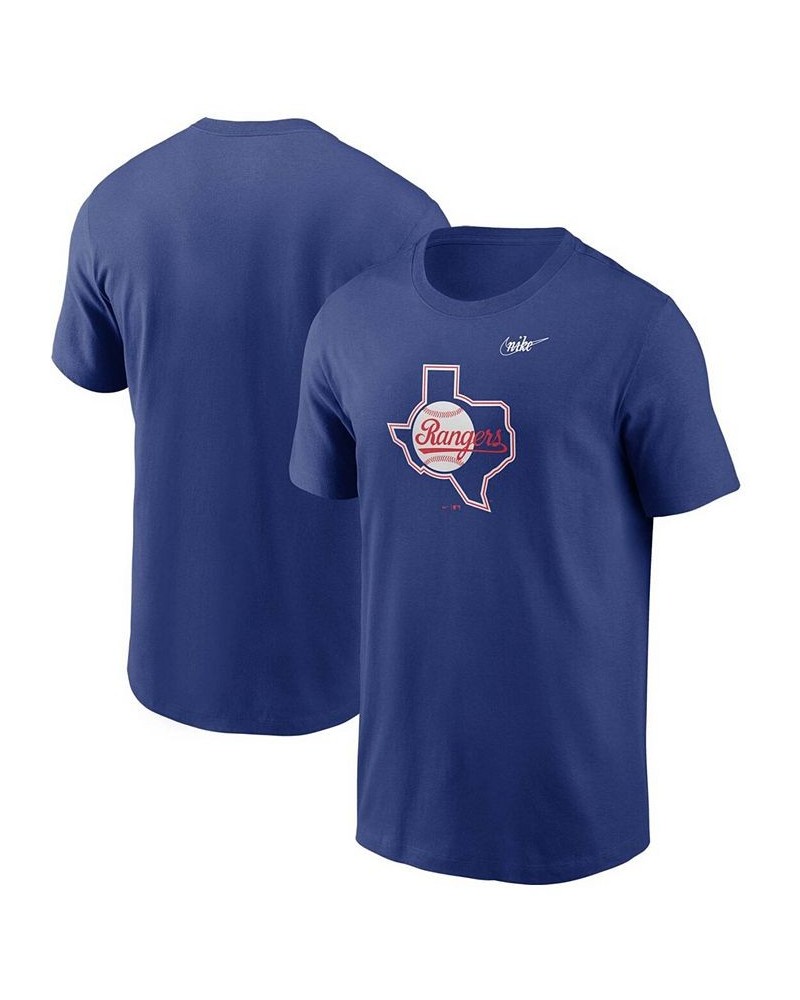 Men's Royal Texas Rangers Team Large Logo Legend Performance T-shirt $22.05 T-Shirts