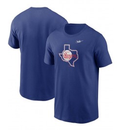 Men's Royal Texas Rangers Team Large Logo Legend Performance T-shirt $22.05 T-Shirts