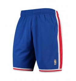 Men's Royal Philadelphia 76ers Hardwood Classics Team Swingman Shorts $48.59 Shorts