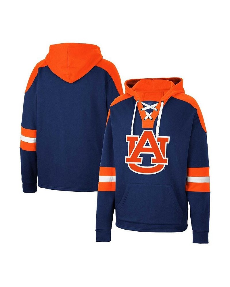 Men's Navy Auburn Tigers Lace-Up 4.0 Pullover Hoodie $37.50 Sweatshirt