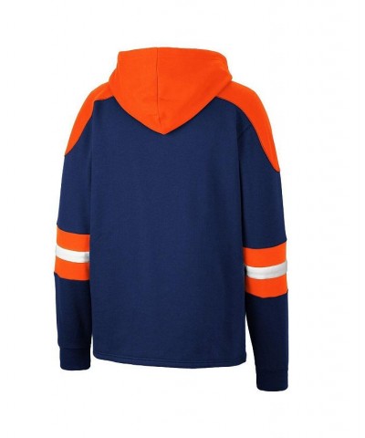 Men's Navy Auburn Tigers Lace-Up 4.0 Pullover Hoodie $37.50 Sweatshirt