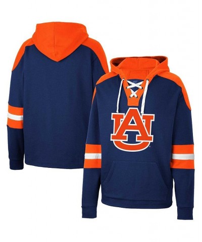 Men's Navy Auburn Tigers Lace-Up 4.0 Pullover Hoodie $37.50 Sweatshirt