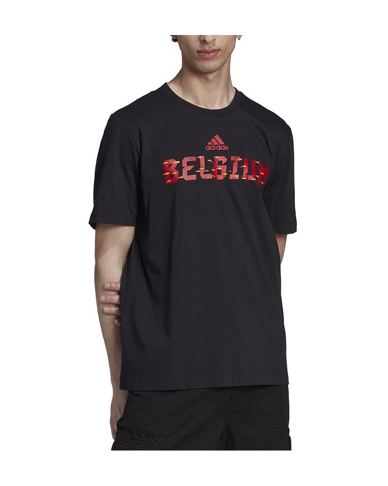 Men's FIFA World Cup 2022™ Belgium T-Shirt Black $14.84 T-Shirts