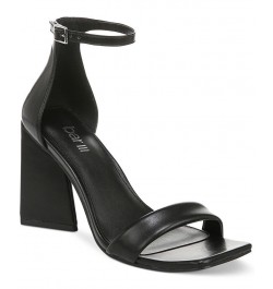 Women's Appel Two-Piece Flared-Heel Dress Sandals Black $28.95 Shoes