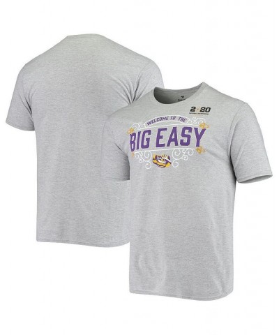 Men's Branded Heathered Gray LSU Tigers Post T-shirt $19.80 T-Shirts