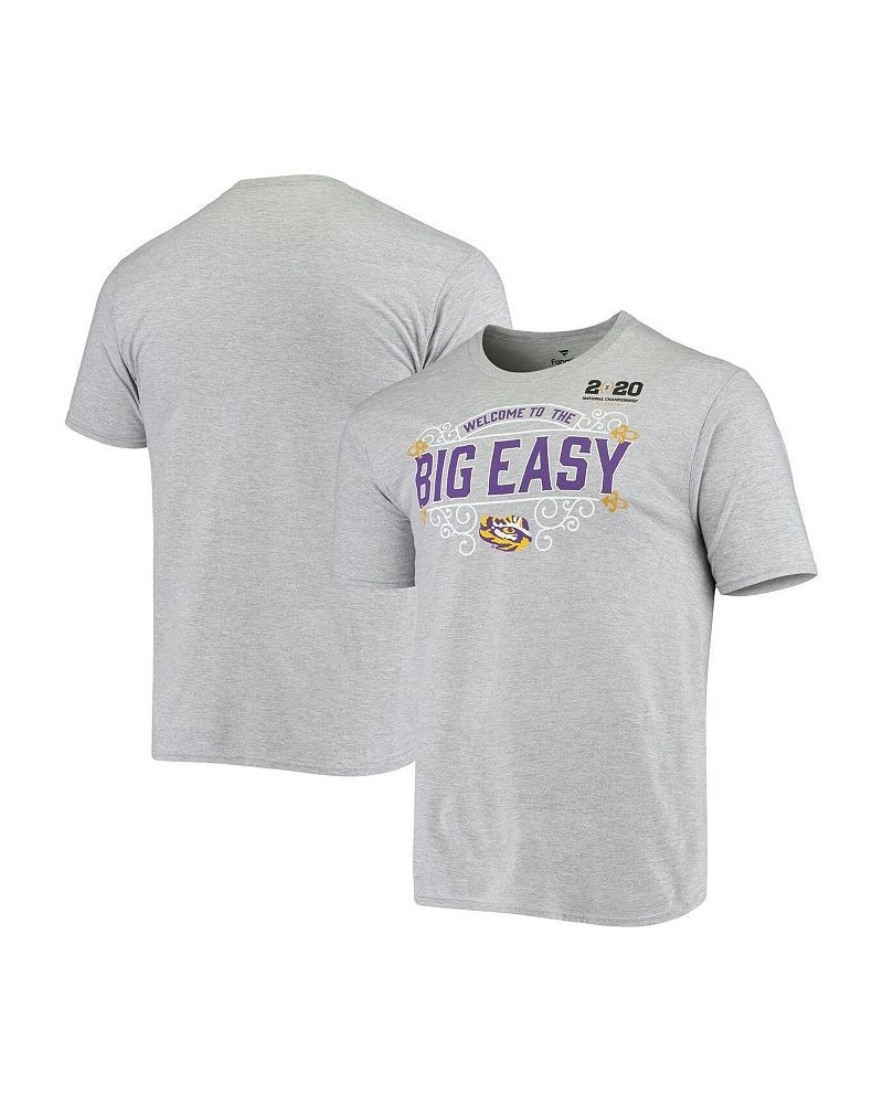 Men's Branded Heathered Gray LSU Tigers Post T-shirt $19.80 T-Shirts