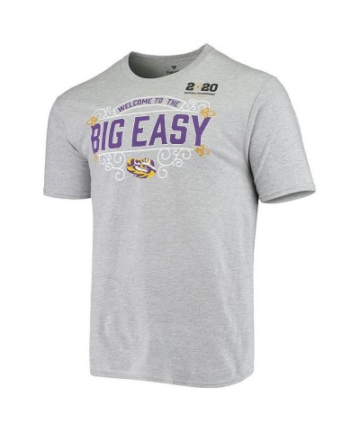 Men's Branded Heathered Gray LSU Tigers Post T-shirt $19.80 T-Shirts